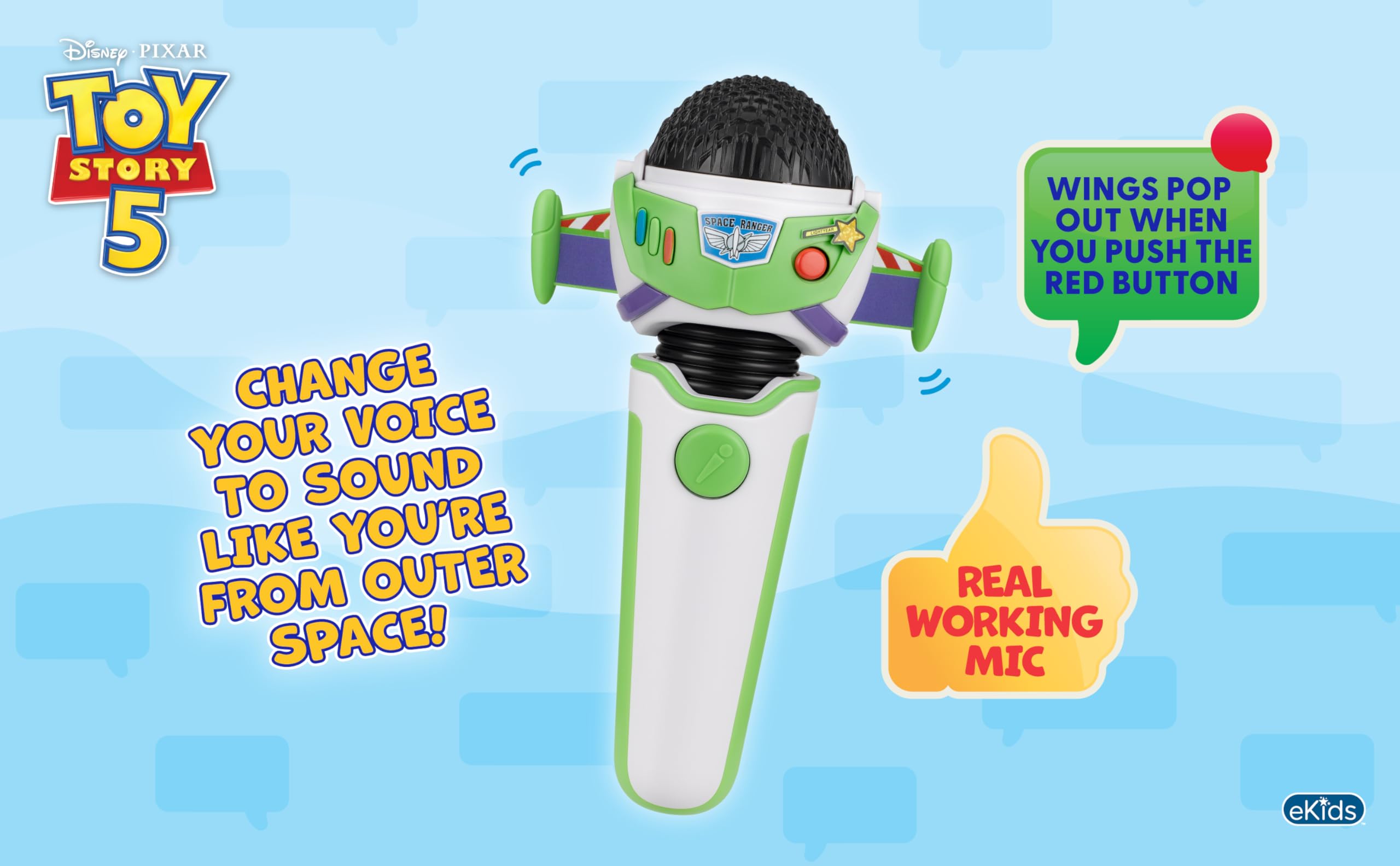Amazon.com: Toy Story 5 Voice Changer Microphone for Kids and Fans